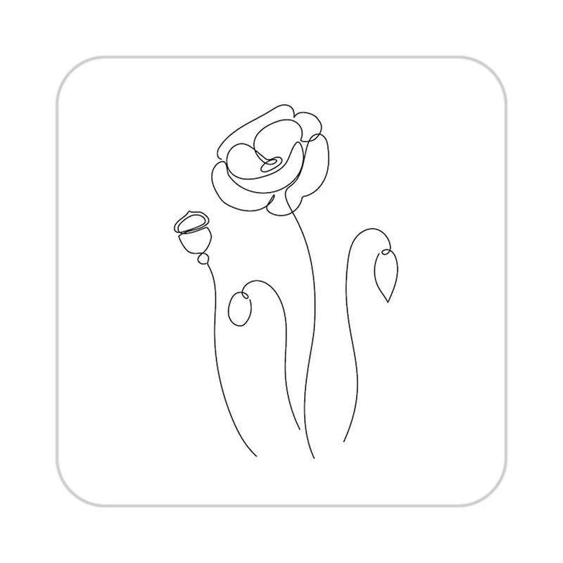 زیر لیوانی کاکتی طرح عاشقانه مدل mp40155