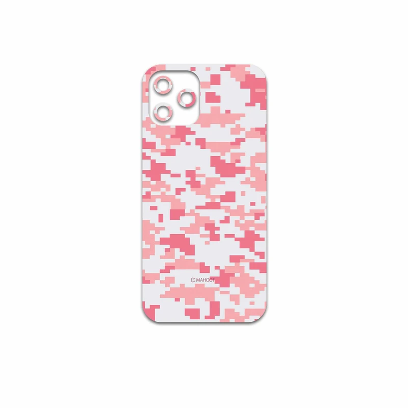 برچسب پوششی ماهوت مدل Army-Pink-pixel مناسب برای گوشی موبایل اپل iPhone 12 Pro
