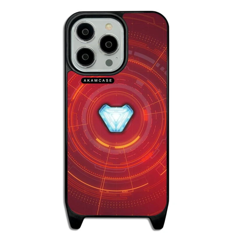 کاور آکام مدل AMCWLA13PRO-IRON MAN7 مناسب برای گوشی موبایل اپل iPhone 13 Pro