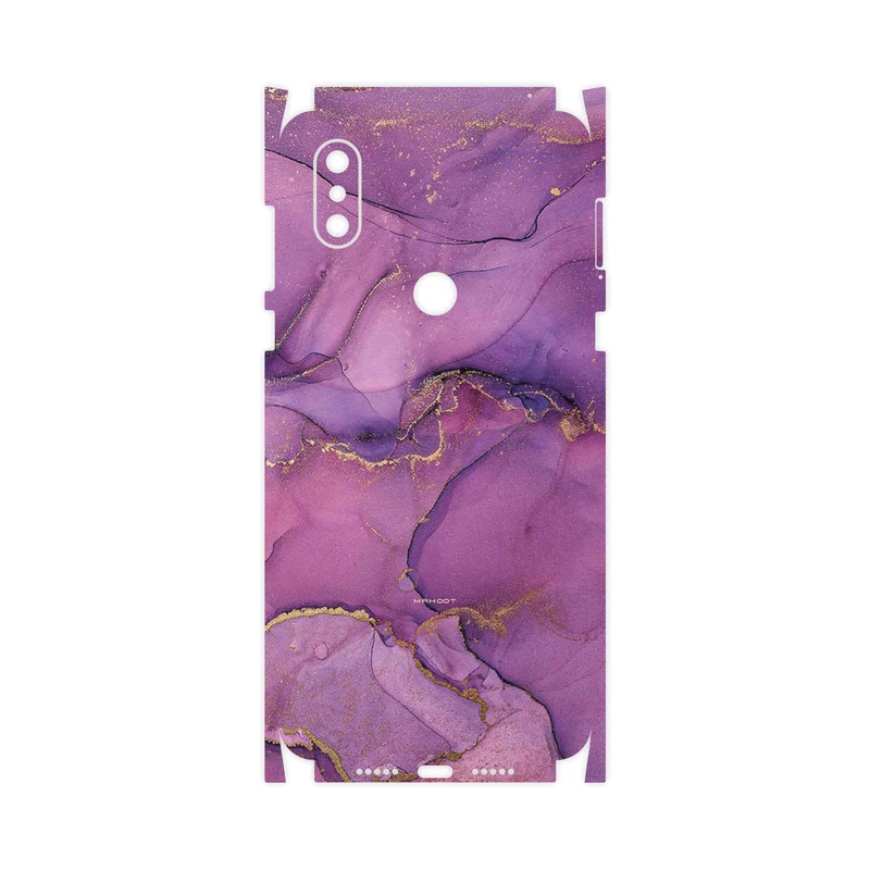 برچسب پوششی ماهوت مدل Purple Marble-FullSkin مناسب برای گوشی موبایل شیائومی Mi Mix 3