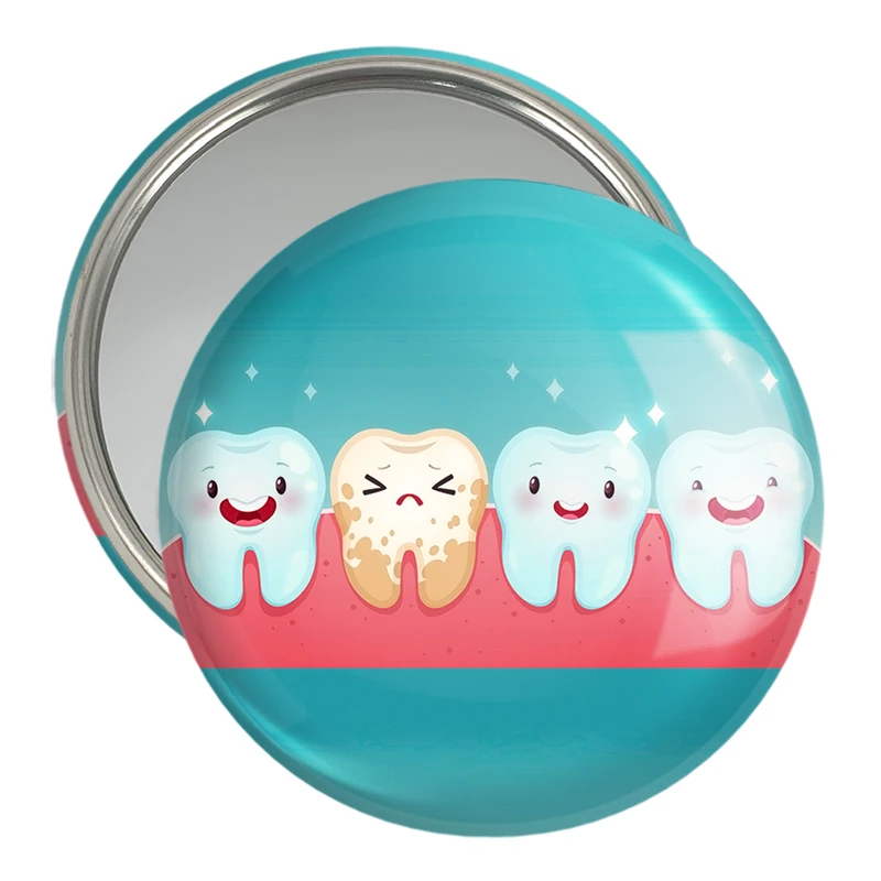 آینه جیبی خندالو مدل دندان و دندانپزشکی کودکانه کد 27788