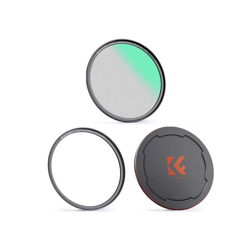 فیلتر لنز کی اند اف مدل BLACK DIFFUSION1/4 MRC MAGNETIC + RING + CAP NANO-X - 82MM 