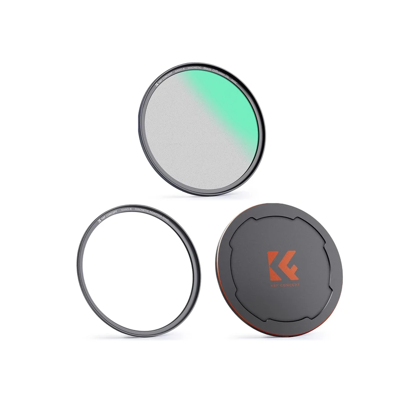فیلتر لنز کی اند اف مدل   BLACK DIFFUSION 1/4 MRC MAGNETIC + RING + CAP NANO-X - 67MM