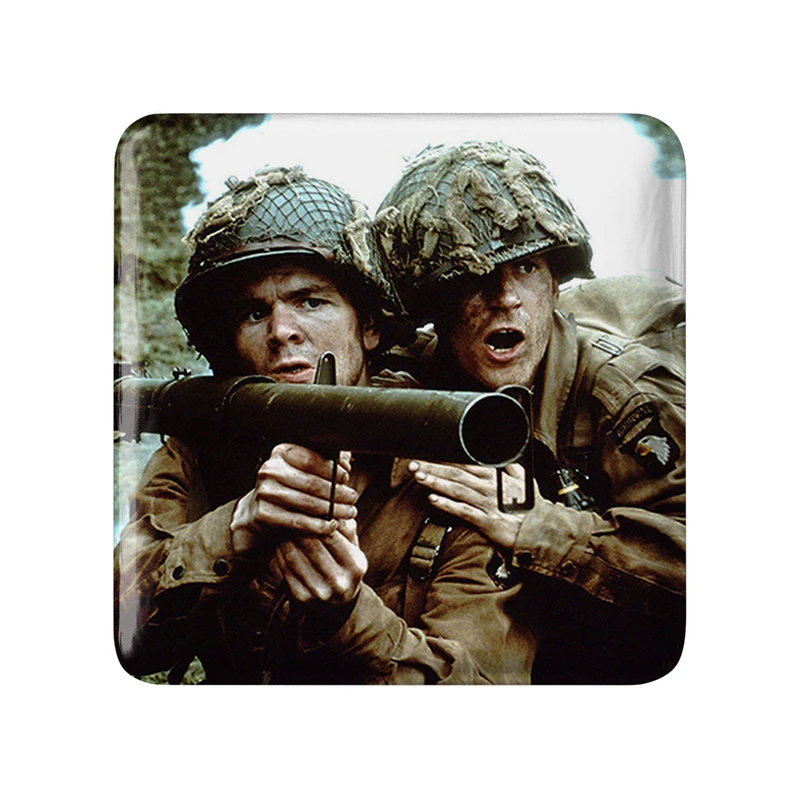 مگنت خندالو طرح جوخه برادران Band Of Brothers مدل مربعی کد 29766