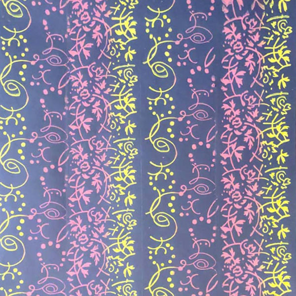 غلتک نقاشی طرح دار کد EG072  به همراه فوم سایز 7 اینچ