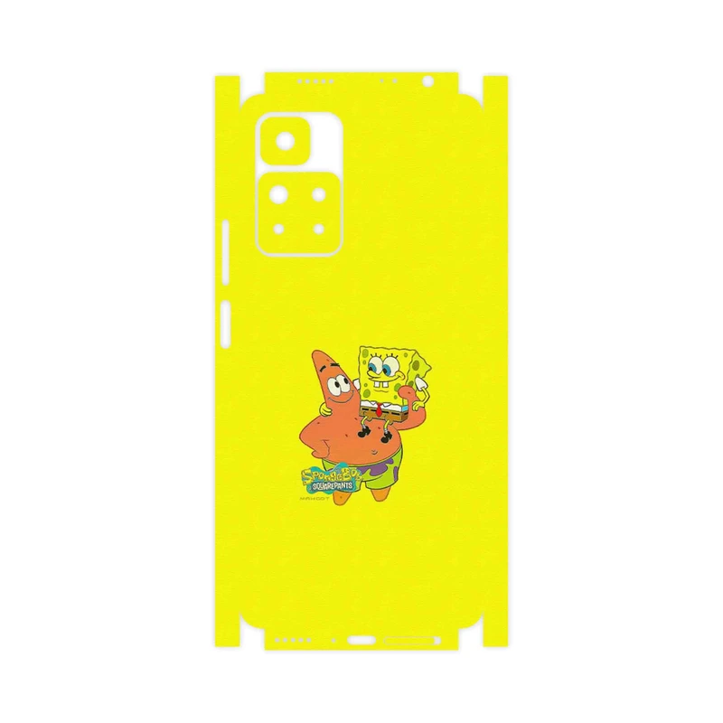 برچسب پوششی ماهوت مدل SpongeBob SquarePants-FullSkin مناسب برای گوشی موبایل شیائومی Redmi Note 11 Pro Plus 5G