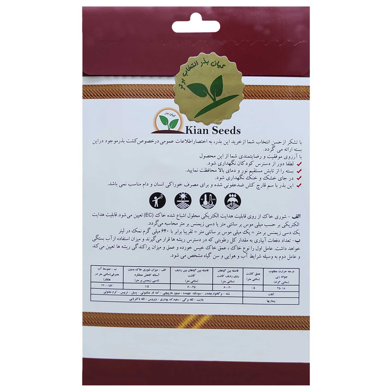 بذر فلفل دلمه ای کیان بذر کد KBZ-26