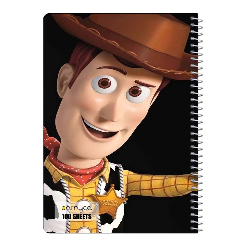 دفتر مشق 100 برگ سیمی کارنیکا طرح داستان اسباب بازی Toy Story کد 69023