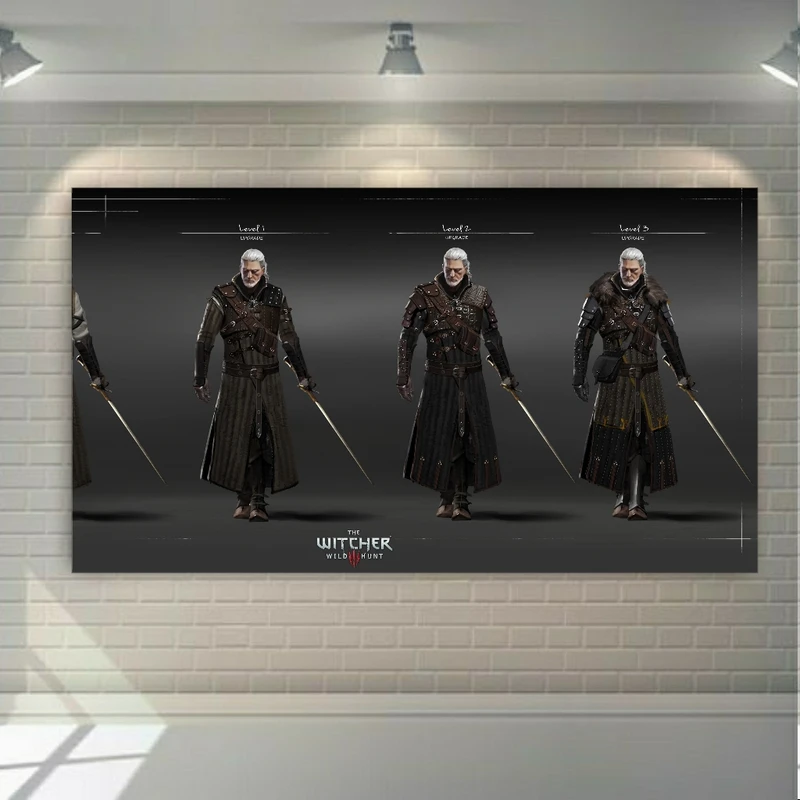 پوستر دیواری طرح گیم ویچر مدل LP185  