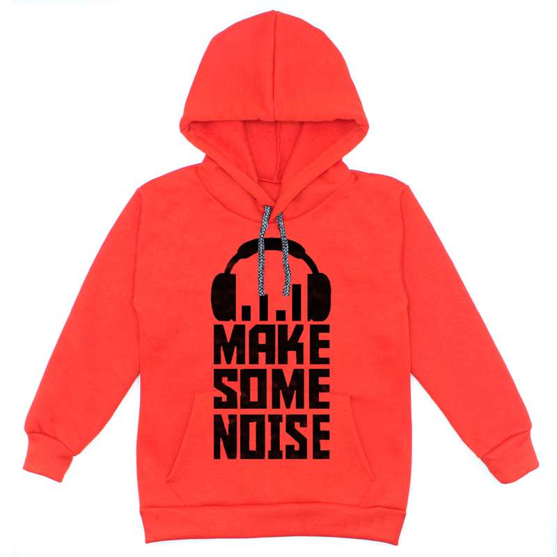 هودی پسرانه مدل نویز A25 رنگ قرمز