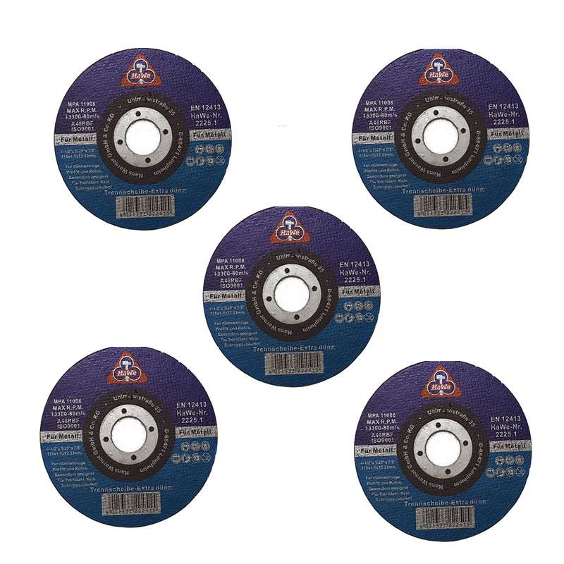 صفحه برش استیل مینی هیو مدل 115 بسته 5 عددی