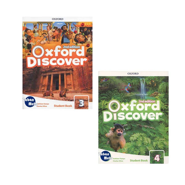 کتاب Oxford Discover اثر جمعی از نویسندگان انتشارات زبان مهر جلد 3 و 4