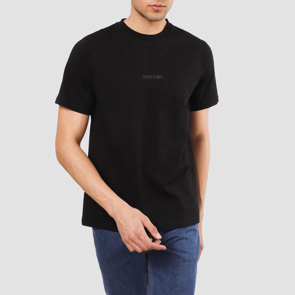 تی شرت آستین کوتاه مردانه ناربن مدل باربد رنگ مشکی