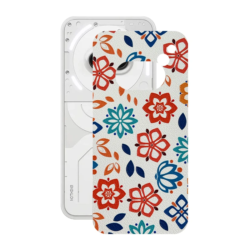 برچسب پوششی ریمکس مدل Leth طرح گل مناسب برای گوشی موبایل ناتینگ فون (2a)