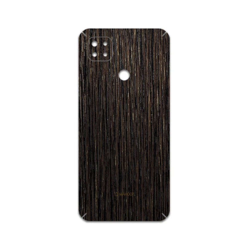 برچسب پوششی ماهوت مدل Dark-Gold-Stripes-Wood مناسب برای گوشی موبایل شیائومی Redmi 9C NFC