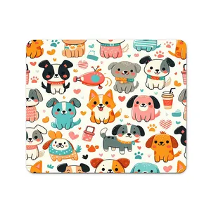 ماوس پد پاد آفرین مدل سگ ها کد DKMP86 سایز 24*19 سانتی متر