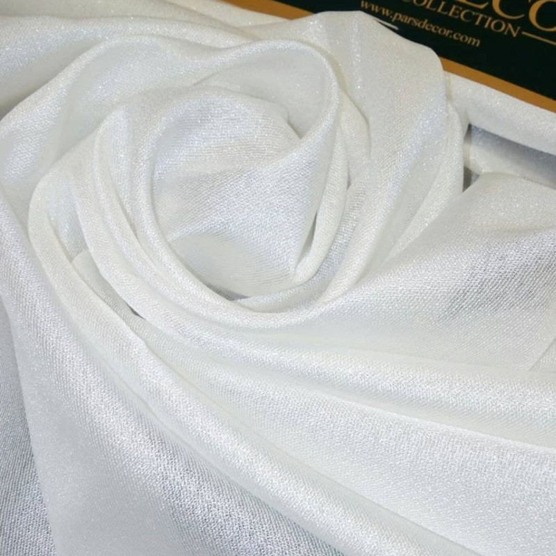 پرده پرهام دکور مدل حریر شاین اسکاچی پانچ سایز 275×140 سانتیمتر
