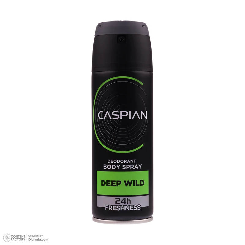 عکس شماره 2 : اسپری دئودورانت بدن مردانه کاسپین مدل deep wild حجم 150 میلی لیتر