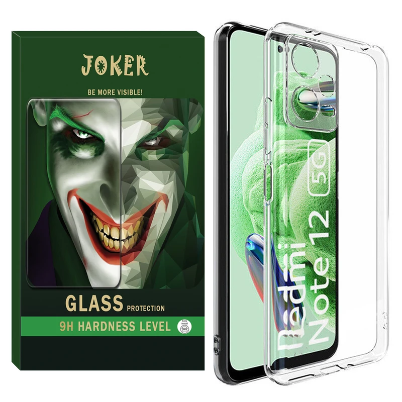 کاور جوکر مدل Clear مناسب برای گوشی موبایل شیائومی Poco X5 5G / Redmi Note 12 5G