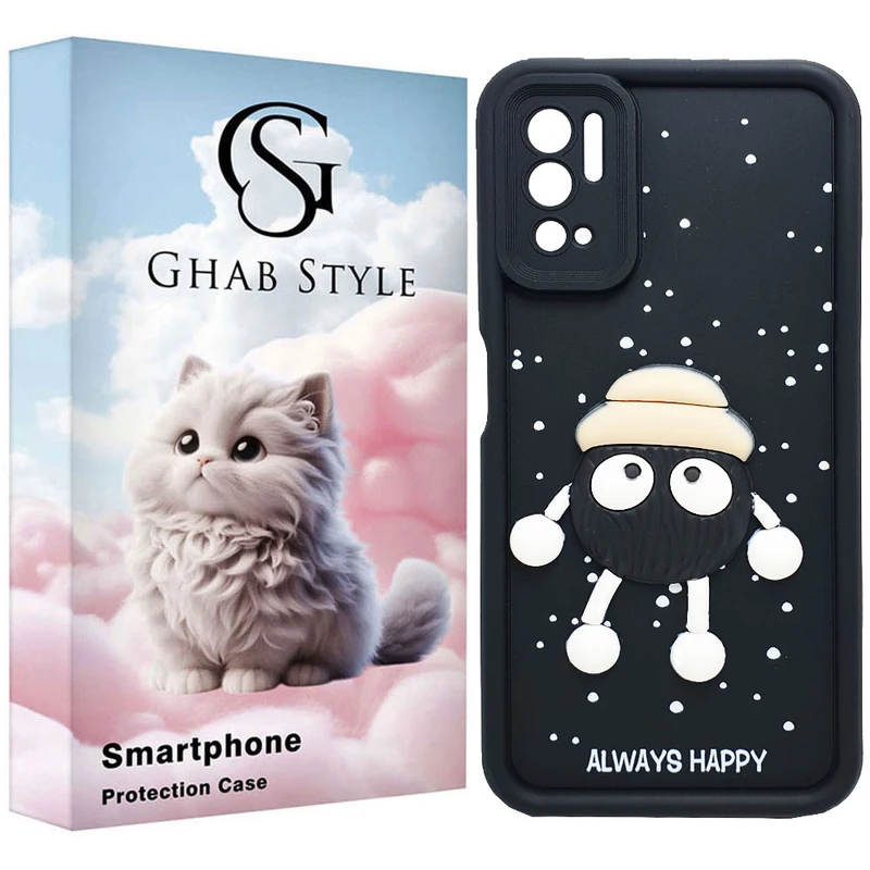 کاور قاب استایل مدل سیلیکونی طرح فانتزی مناسب برای گوشی موبایل شیائومی Poco M3 Pro / Note 11SE / Note 10 5G