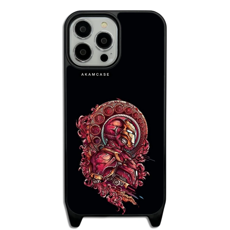 کاور آکام مدل AMCWLA13PROMAX-IRON MAN8 مناسب برای گوشی موبایل اپل iPhone 13 Pro Max