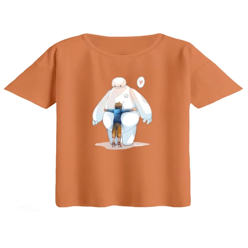 کراپ تی‌شرت آستین کوتاه زنانه مدل بیمکس و پسرک