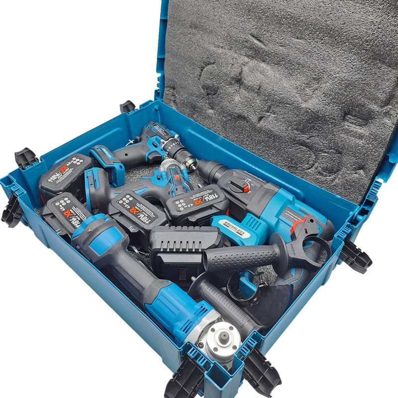 مجموعه 4 عددی ابزار شارژی براشلس باس مدل LIFE_STYLE