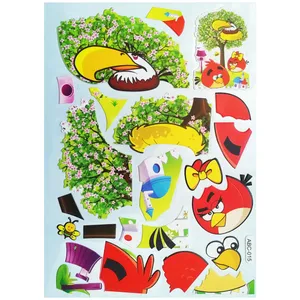 استیکر دیواری کودک مدل انگری برد کد ABC-015