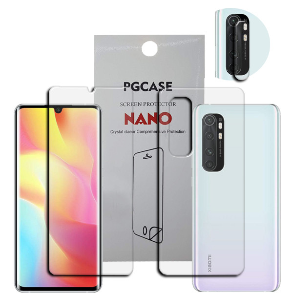 محافظ صفحه نمایش  مدل Star Max مناسب برای گوشی موبایل شیائومی MI Note 10 Pro به همراه محافظ لنز دوربین و محافظ پشت گوشی