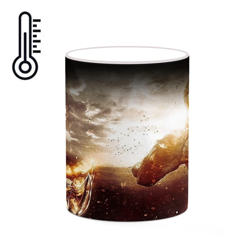 ماگ حرارتی کاکتی طرح گاد آف وار God Of War مدل mgh40654