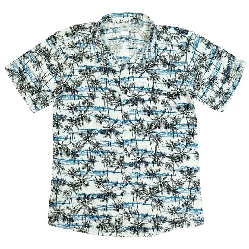 پیراهن پسرانه مدلا مدل نخل هاوایی کد HOS