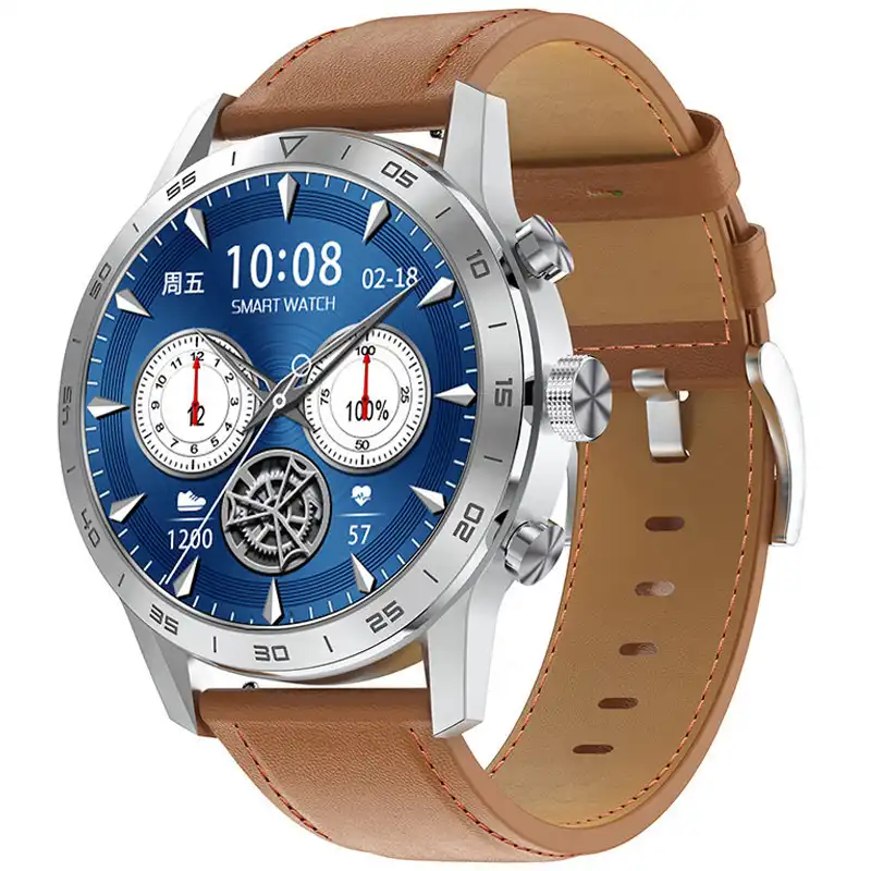 ساعت هوشمند طرح چرم مدل C70N4 Premium