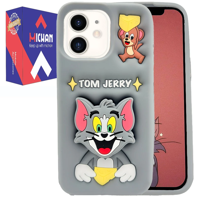 کاور میچان طرح تام و جری مناسب برای گوشی موبایل اپل IPHONE 11
