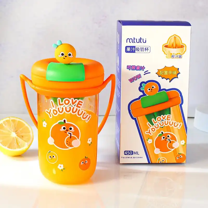 قمقمه کودک مدل پرتغال گنجایش 0.45 لیتر