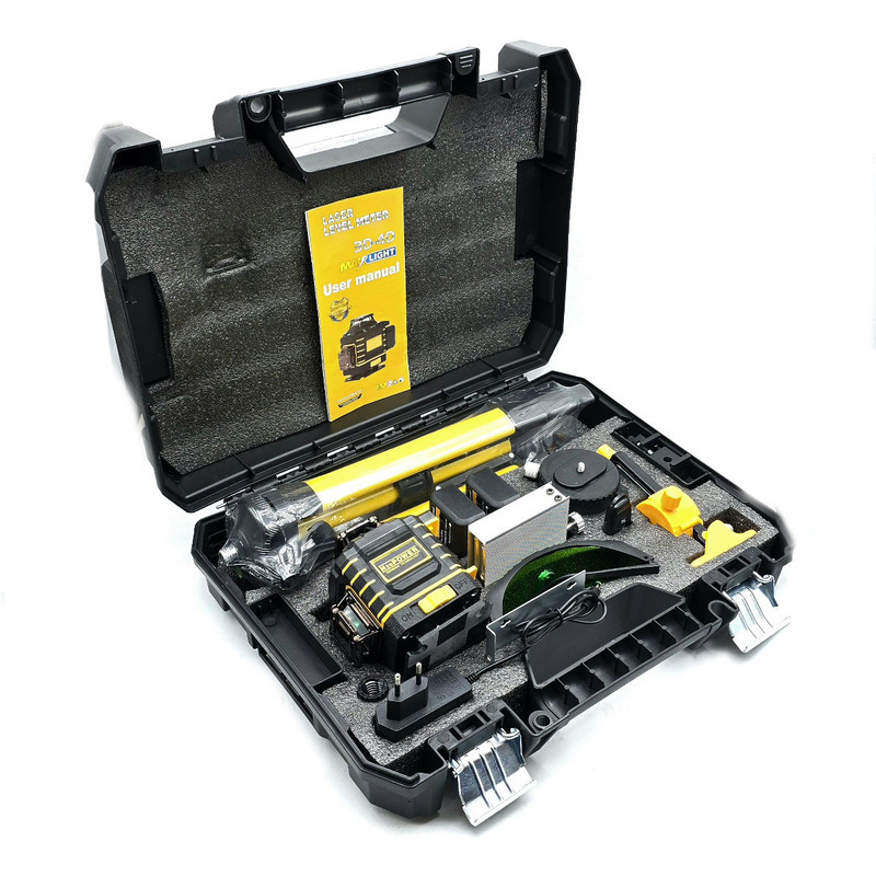 تراز لیزری شارژی نیوپاور مدل پایه دار کد 4X360