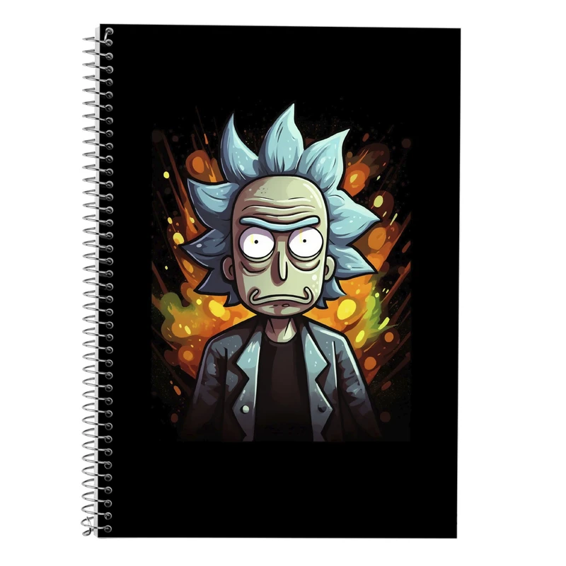 دفتر لغت 50 برگ مدوپد طرح ریک اند مورتی rick&morty کد DF10864