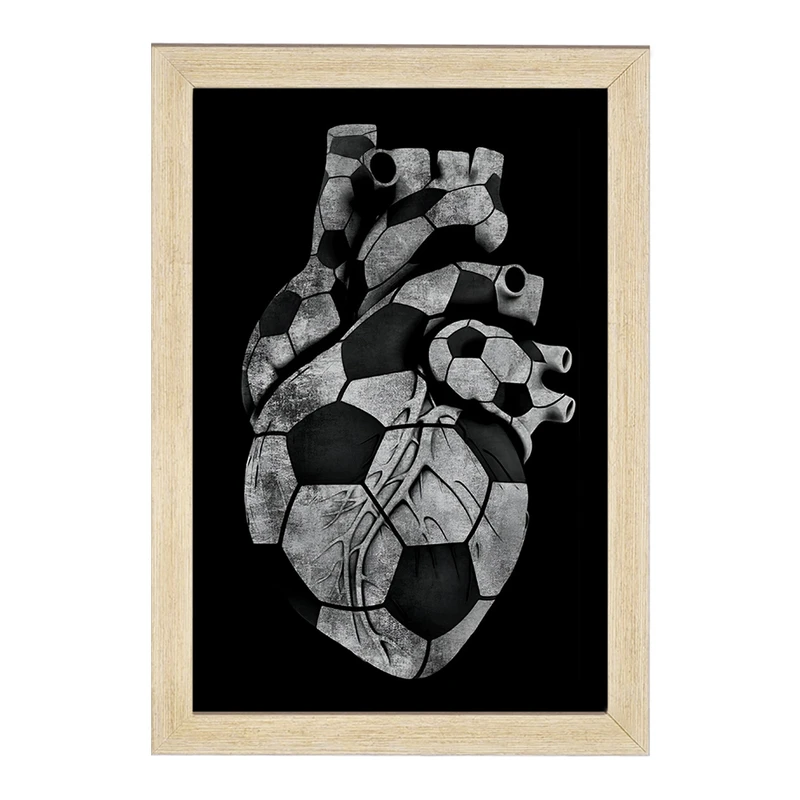 تابلو خندالو مدل قلب فوتبالی کد F4816