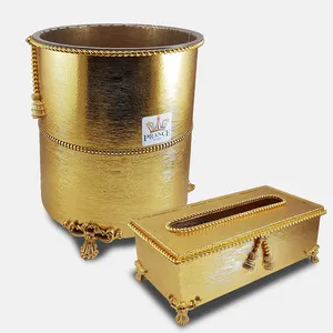 ست سطل و جای دستمال کاغذی پرنس هوم مدل پاپیون کد 424242
