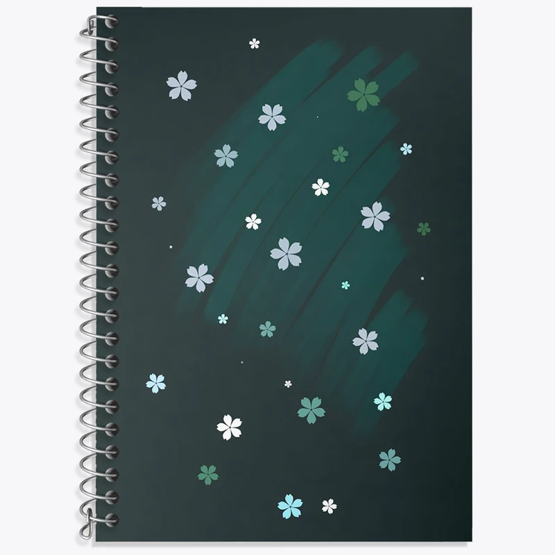 دفتر لغت 50 برگ خندالو طرح گل گلی کد N2759