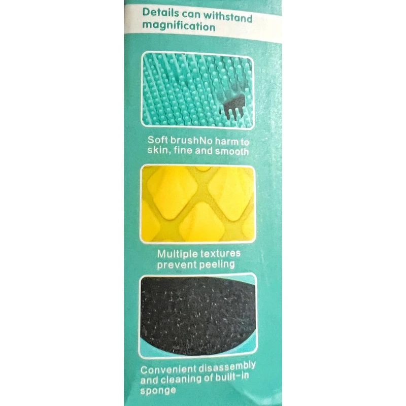 عکس شماره 3 : لیف حمام کودک مدل سیلیکونی آناناسی کد 77100-1