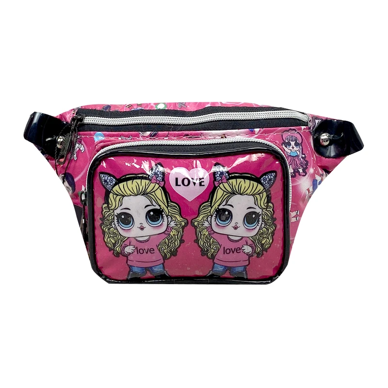 کیف کمری دخترانه سیی مدل دختر بابا کد 224.15