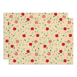 زیربشقابی طرح انار کد IDM 289 بسته 2 عددی 