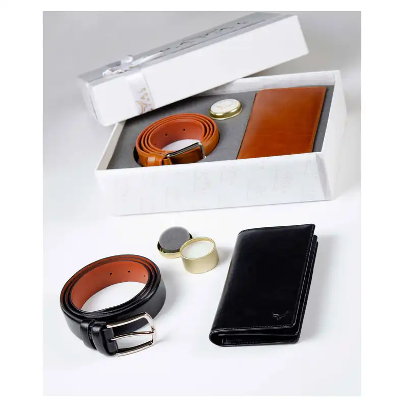 ست هدیه مردانه چرم گیال مدل Sm 20-3