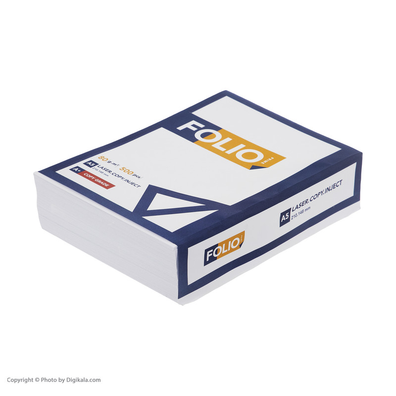 کاغذ A5 فولیو پرایم مدل +A بسته 2500 عددی