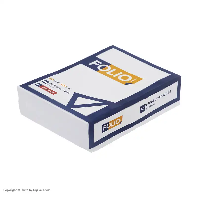 کاغذ A5 فولیو پرایم مدل +A بسته 10 عددی