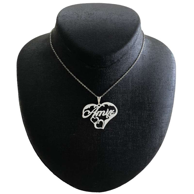 گردنبند نقره زنانه مدل امیر کد G-171