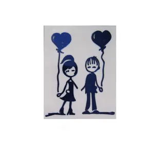 برچسب خودرو مدل لیزری LOVE کد L103
