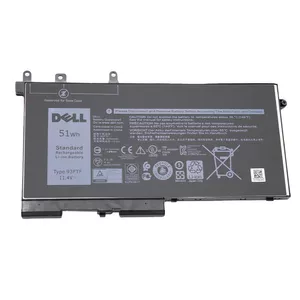 باتری لپ تاپ 6 سلولی دل مدل 93FTF مناسب برای لپ تاپ دل E5280 / E5480 / E5580