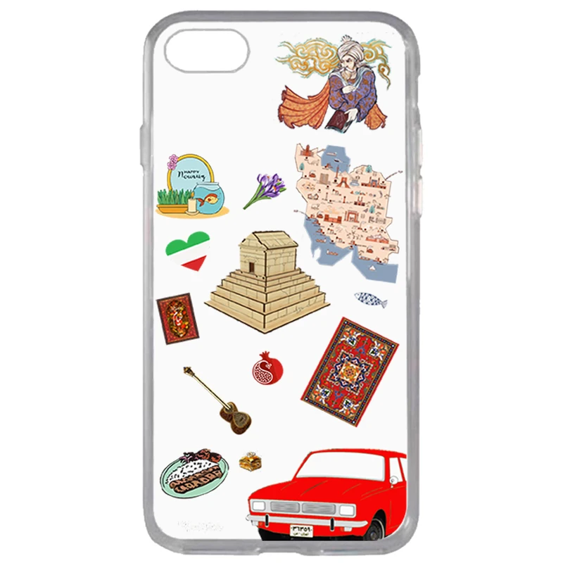 کاور طرح Iran مناسب برای گوشی موبایل اپل IPhone 7 / 8  Plus