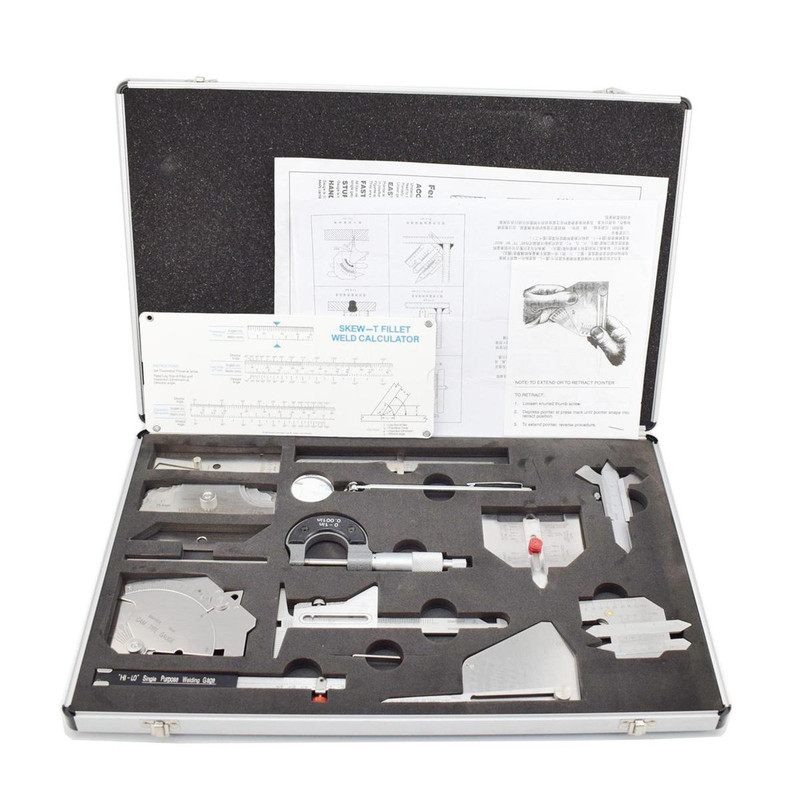 گیج جوشکاری مدل هوآتک مجموعه 13 عددی